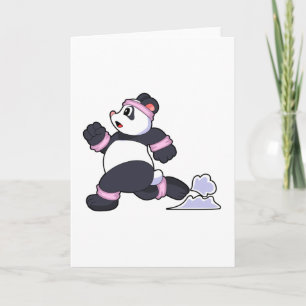 Tarjeta Panda como corredor en carrera
