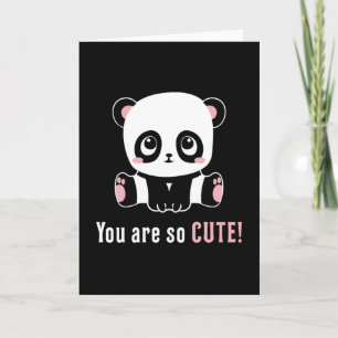 Tarjeta Panda Cute Bear Animal Pandas Paw Funny Gift Idea