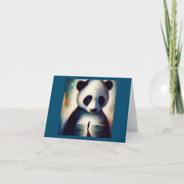 Tarjeta Panda de animales espirituales 1 (Anverso)