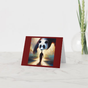 Tarjeta Panda de animales espirituales 2