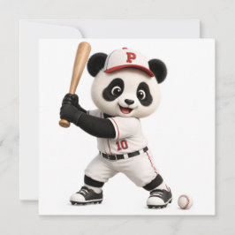 Tarjeta Panda de béisbol 