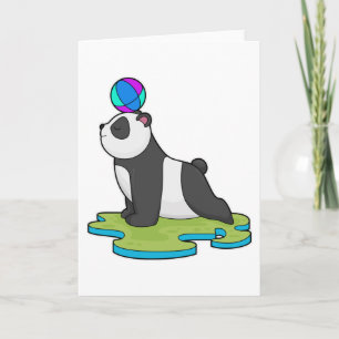Tarjeta Panda en el gimnasio del yoga