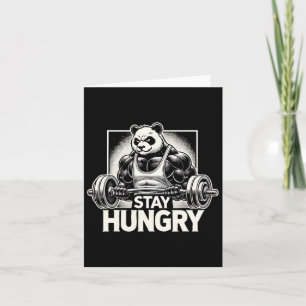 Tarjeta Panda - Gimnasio Anime Bodybuilding Fitness Mot