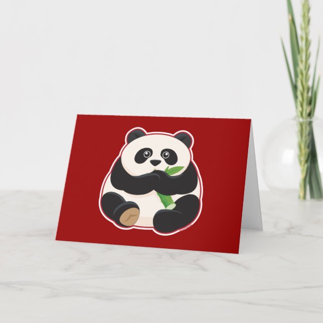 Tarjeta Panda gorda (Anverso)