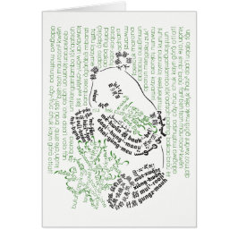 Tarjeta Panda Mundial de Bambú