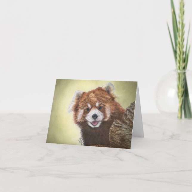 Tarjeta Panda notecard (Anverso)