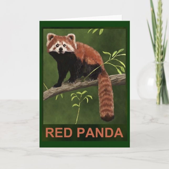 Tarjeta Panda roja (Anverso)