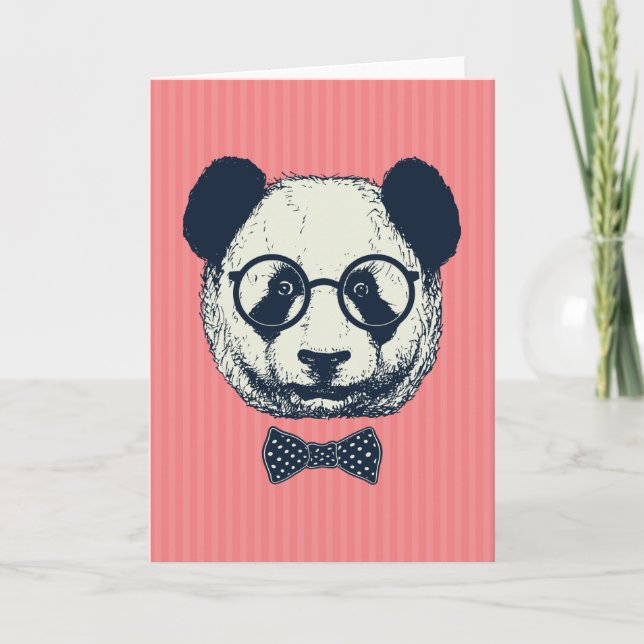 Tarjeta Panda Stripes (Anverso)