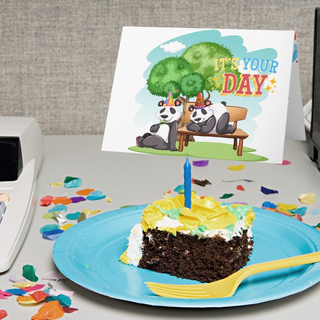 Tarjeta Panda Surprise Chill Fiesta al aire libre (Subido por el creador)