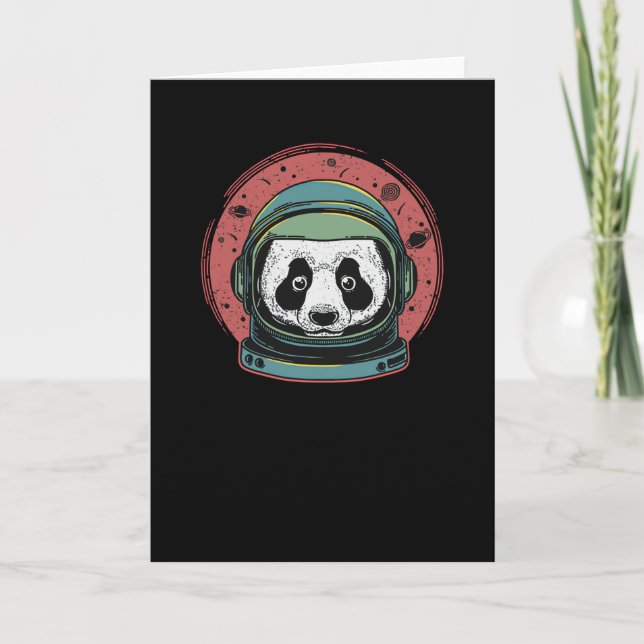 Tarjeta Pandastronauta (Anverso)