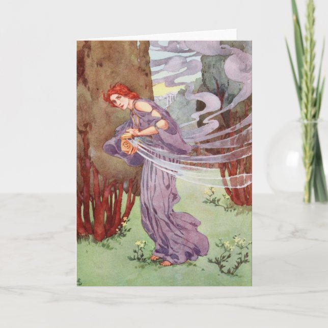 Tarjeta Pandora Abre la caja por Helen Stratton (Anverso)