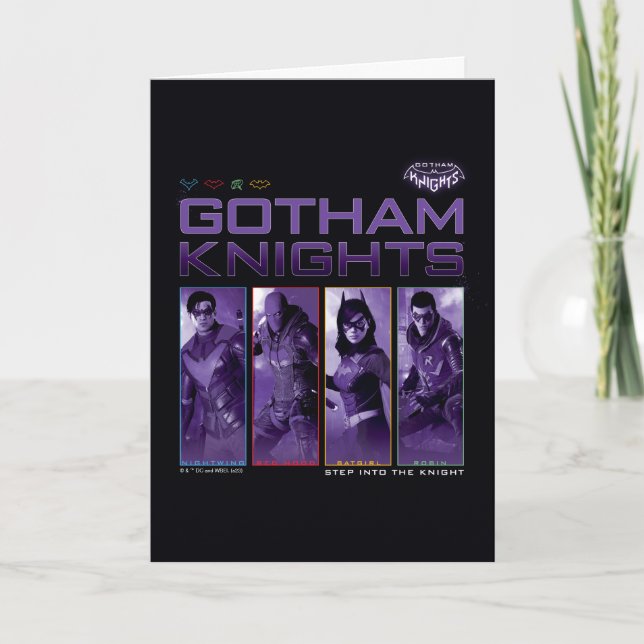 Tarjeta Paneles Héroes de Gotham Knights (Anverso)