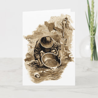 Tarjeta panner del oro