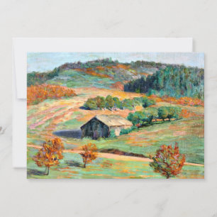 Tarjeta Panorama de otoño temprano