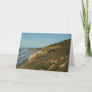 Tarjeta Panorama de viajes en línea costera de California
