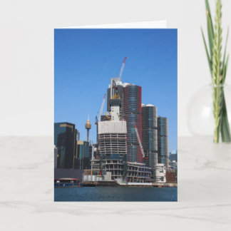 Tarjeta Panorama pintoresco de la ciudad de Sydney Harbour