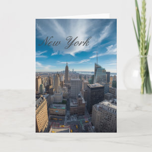 Tarjeta Panorámica de viaje por Nueva York 