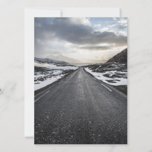 Tarjeta panorámica Road Norway Landscape