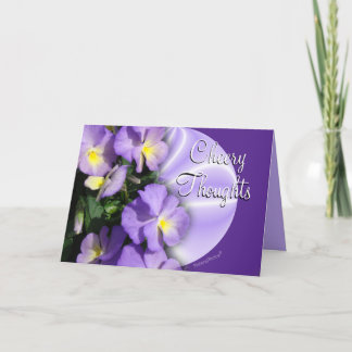 Tarjeta Pansy1023Card2-personalizar en cualquier ocasión