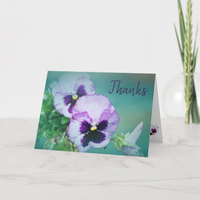 tarjeta pansy16watercolor1-15 (Anverso)