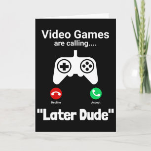 Tarjeta Pantalla de llamada divertida para jugadores – Con