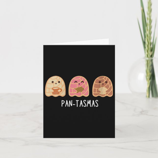 Tarjeta Pantasmas Fantasma Graciosa Conchas Fantasma Mexic (Anverso)