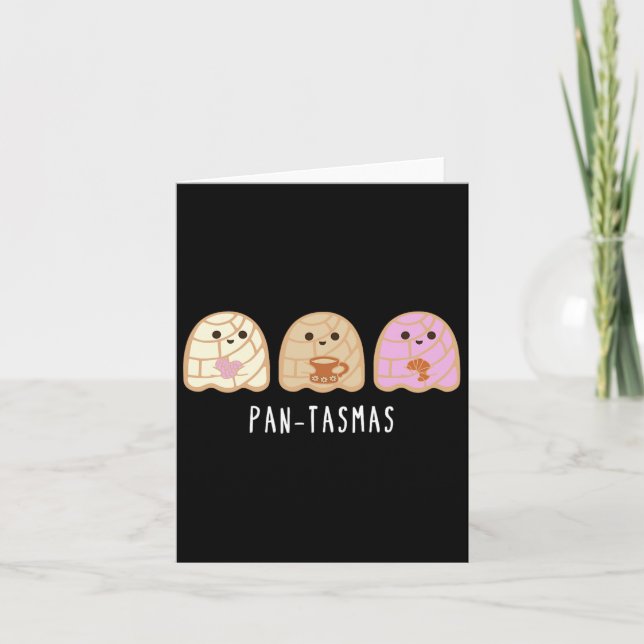 Tarjeta Pantasmas Fantasma Graciosa Conchas Fantasma Mexic (Anverso)