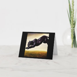 Tarjeta Pantera negra (1) Gato salvaje