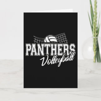 Tarjeta Panthers Volleyll Espíritu de regreso a clases 