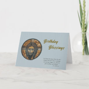 Tarjeta Pantocrátor, Señor de Todo, Cumpleaños Ortodoxo