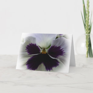 Tarjeta Pañuelo morado y blanco