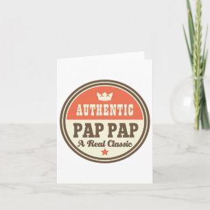 Tarjeta Pap Pap Grandpa Pappap Fathers Day Tee