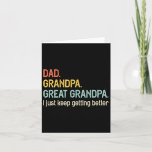 Tarjeta Papá Abuelo Bisabuelo Me Sigo Mejorando