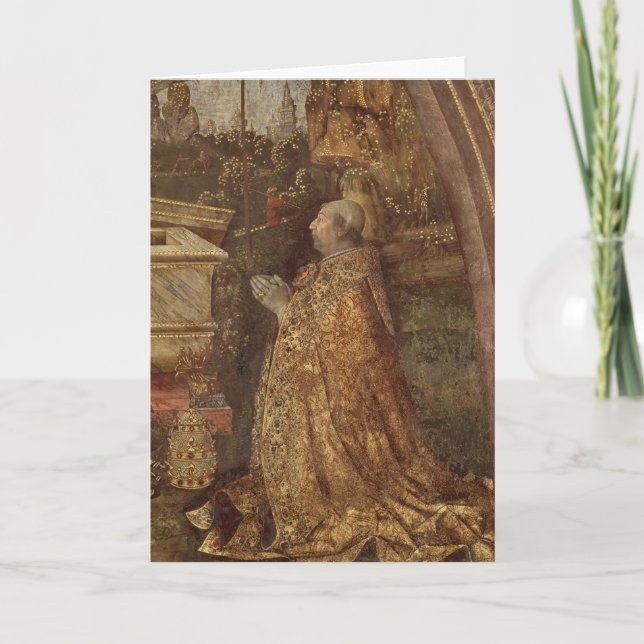 Tarjeta Papa Alejandro VI, 1492 (Anverso)