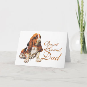 Tarjeta Papá Basset Hound