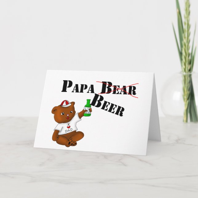 Tarjeta Papa Beer (Anverso)
