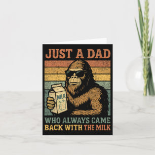 Tarjeta Papá Bigfoot