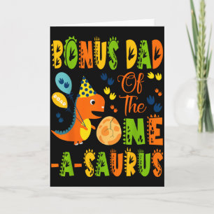 Tarjeta Papa bonus del cumpleaños número uno del one-a-sau