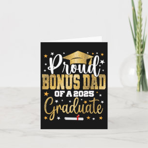 Tarjeta Papa Bonus Orgulloso De Un Graduado Cl 2025 Gradua