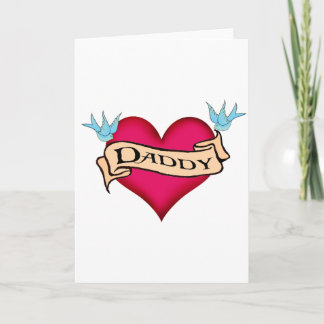 Tarjeta Papá - camisetas y regalos de encargo del tatuaje