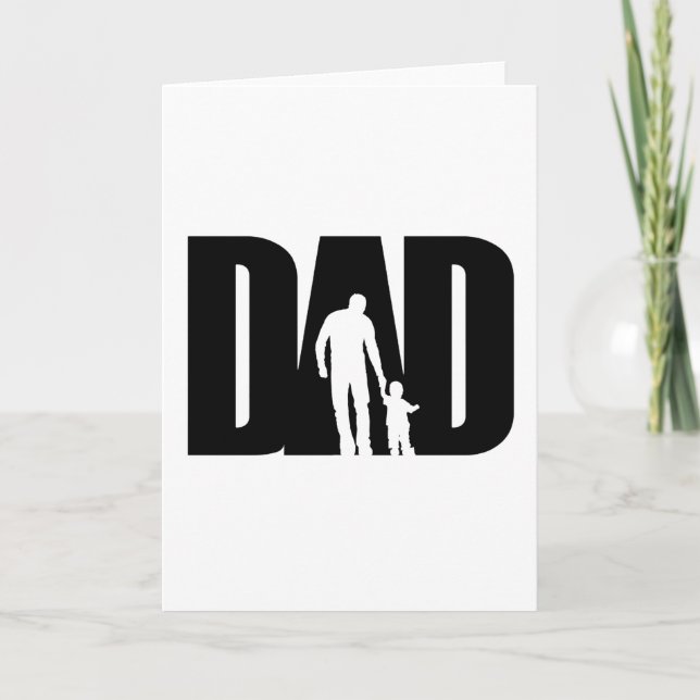 Tarjeta Papá con los regalos del Día del Padre de los Cami (Anverso)
