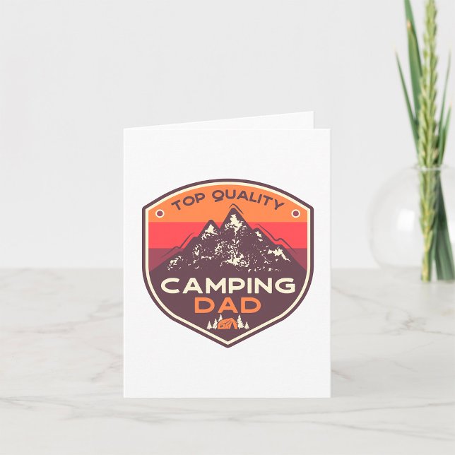 Tarjeta Papá de Acampada de Alta Calidad (Subido por el creador)