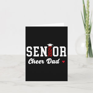 Tarjeta Papá de animadoras senior 2024 Cl Graduado Orgullo
