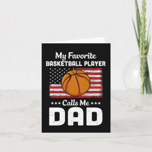 Tarjeta Papá de Baloncesto Mi Jugador de Baloncesto Favori