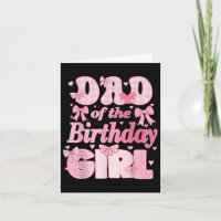 Papá De La Familia Chica De Cumpleaños Coquette Ro