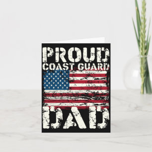 Tarjeta Papá de la Guardia Costera Masculino Uscg Distress