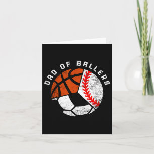 Tarjeta Papá de los deportistas Regalo para el Día del Pad