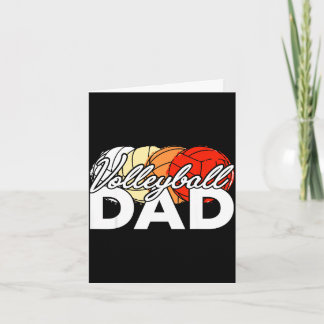 Tarjeta Papá de voleibol papá genial día del padre hombres