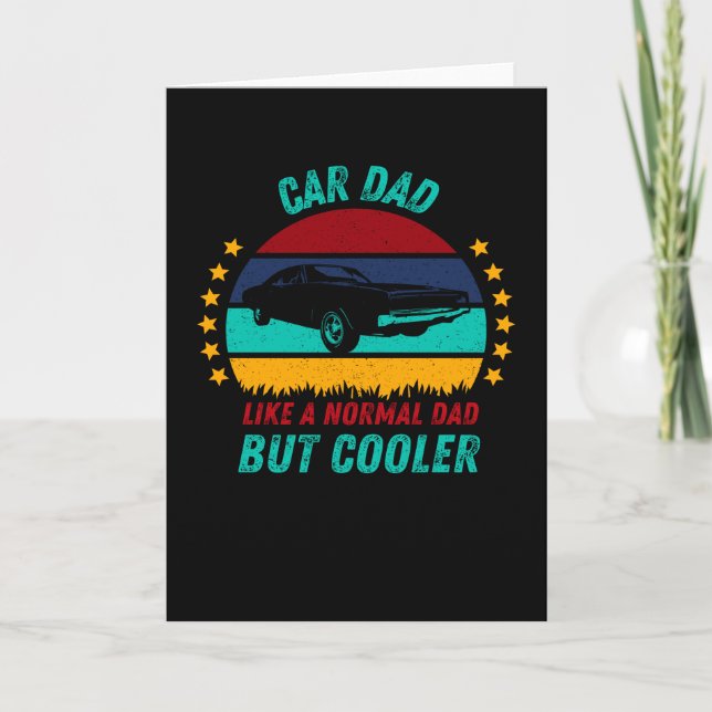 Tarjeta Papá del auto - Regalo del Día del Padre de Guay (Anverso)