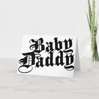 Tarjeta Papá del bebé